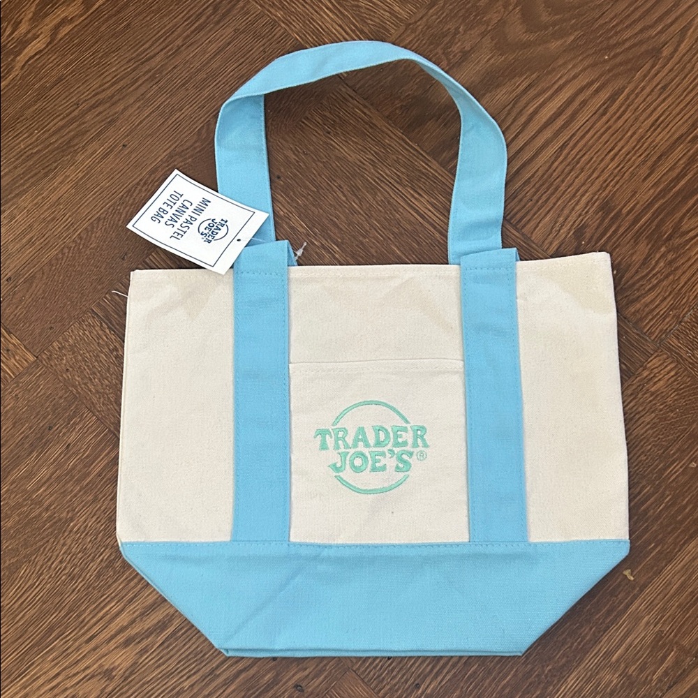 Trader Joe’s mini pastel tote